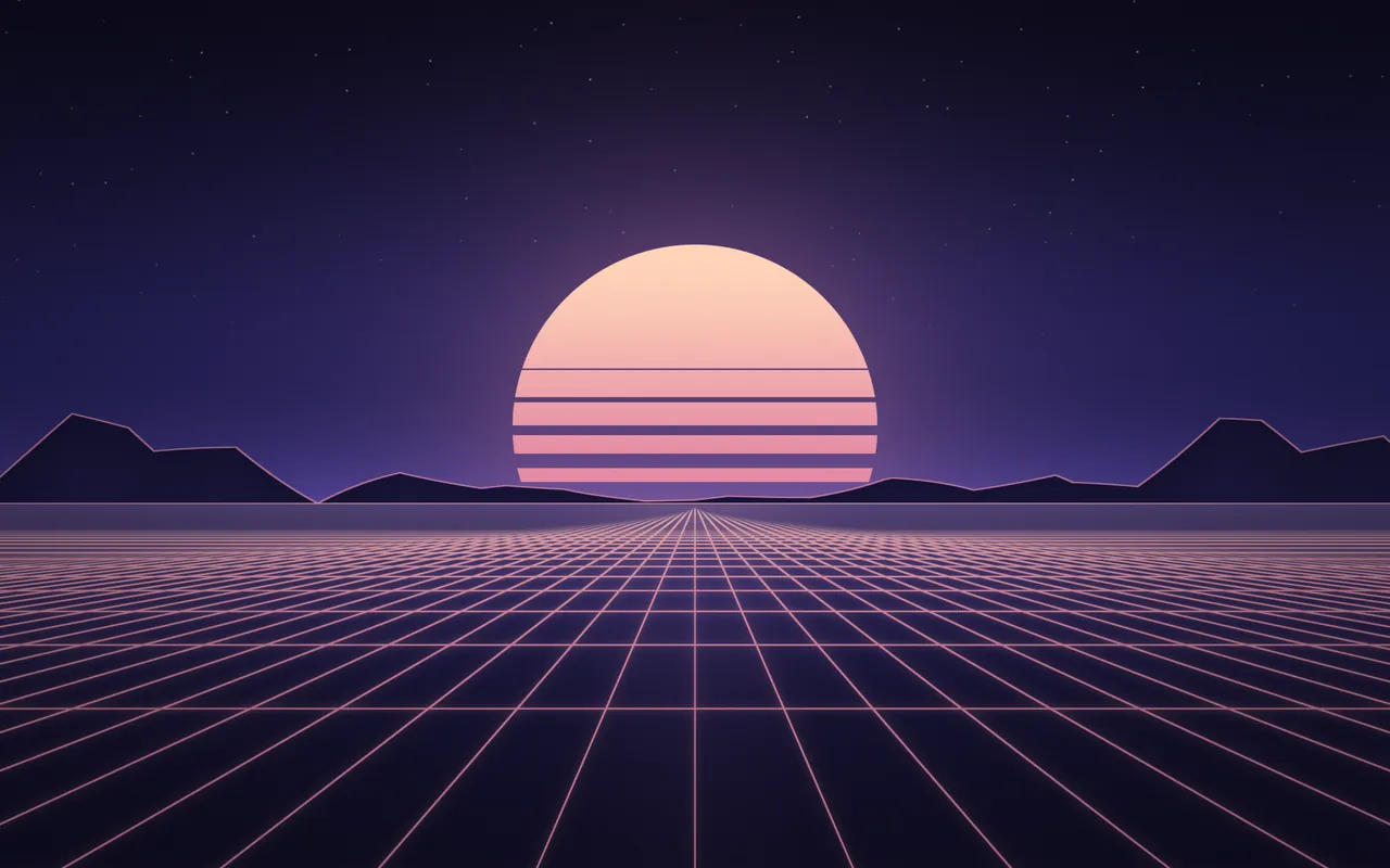 Horizon in the Twilight palette, a MacScapes scene