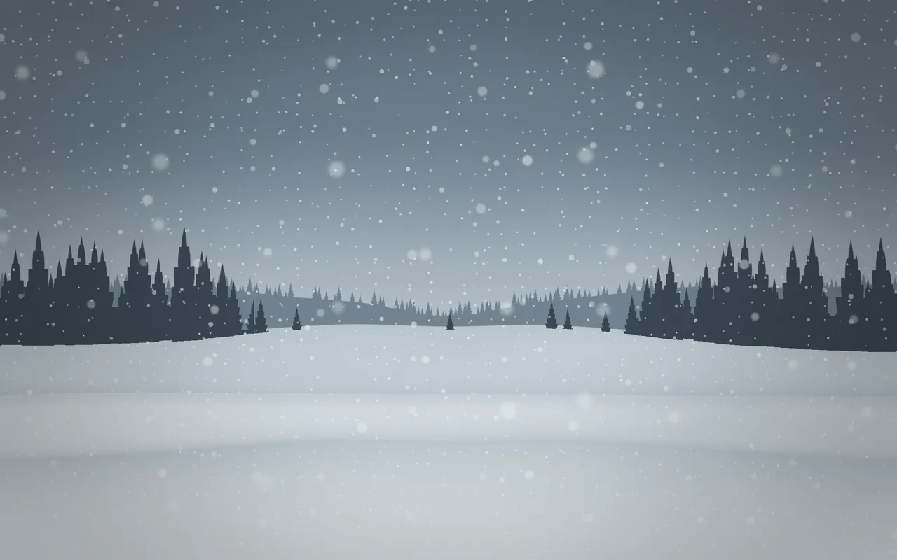 First Snow: the Snow scene in the Nordic palette